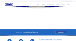 Desktop Screenshot of analisisdetextura.com