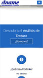 Mobile Screenshot of analisisdetextura.com